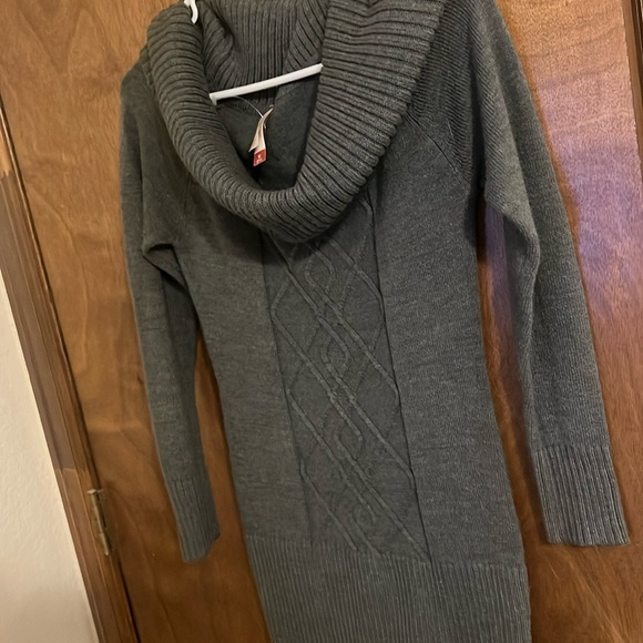 Gray Sweaterdress - Picture 1 of 4